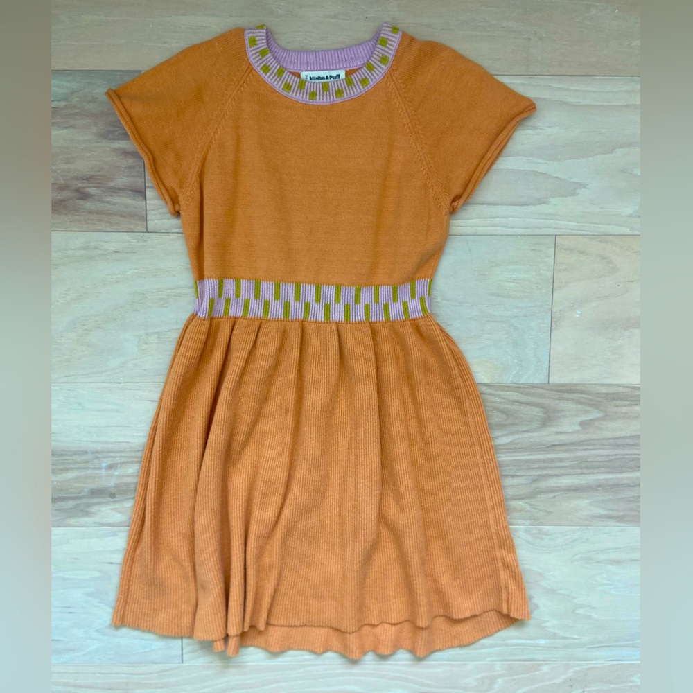 Misha & Puff knit cotton dress size 7/8y